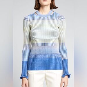 Jonathan Simkhai Akita striped space-dyed sweater